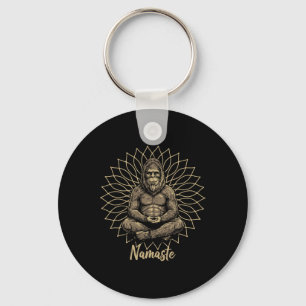 Llavero Diseño Zen Meditando Namaste Yoga Pie Grande