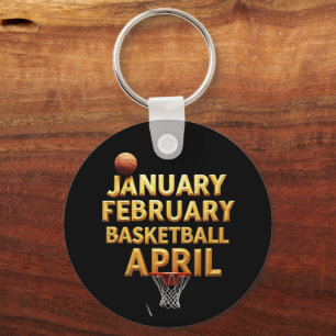 Llavero Diseños de abril de baloncesto de enero de Guay