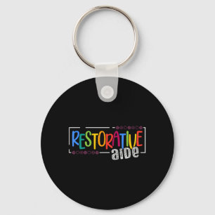 Llavero Diseños de Ayudante Restaurativo Negro Unisex-Adul