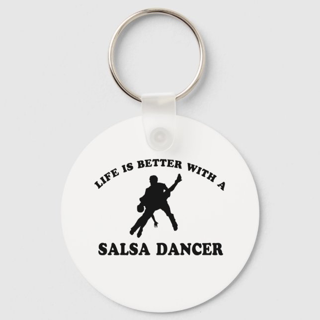 Llavero Diseños de bailarinas de Salsa (Anverso)