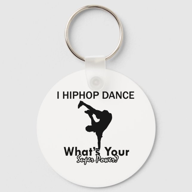Llavero Diseños de baile de hip hop (Anverso)