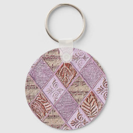 Llavero Diseños De Diamantes En Rosa