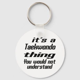 Llavero Diseños de la cosa del Taekwondo