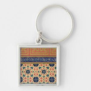 Llavero Diseños decorativos árabes (litho del color)