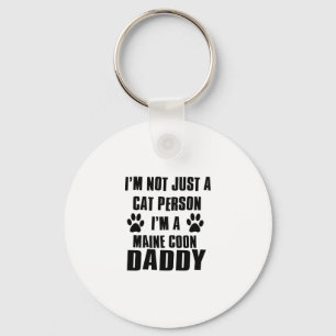 Llavero Diseños del gato del camisetas del Coon de Maine