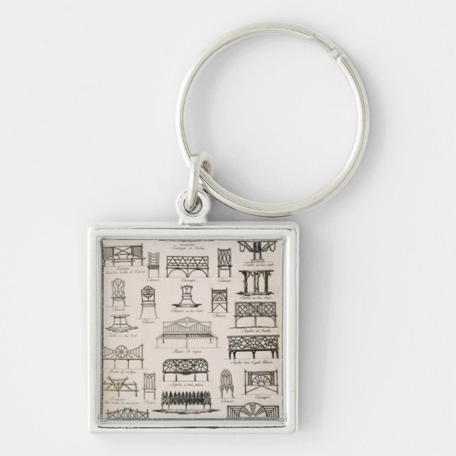 Llavero Diseños para los asientos de jardín, 'de un (Frente)