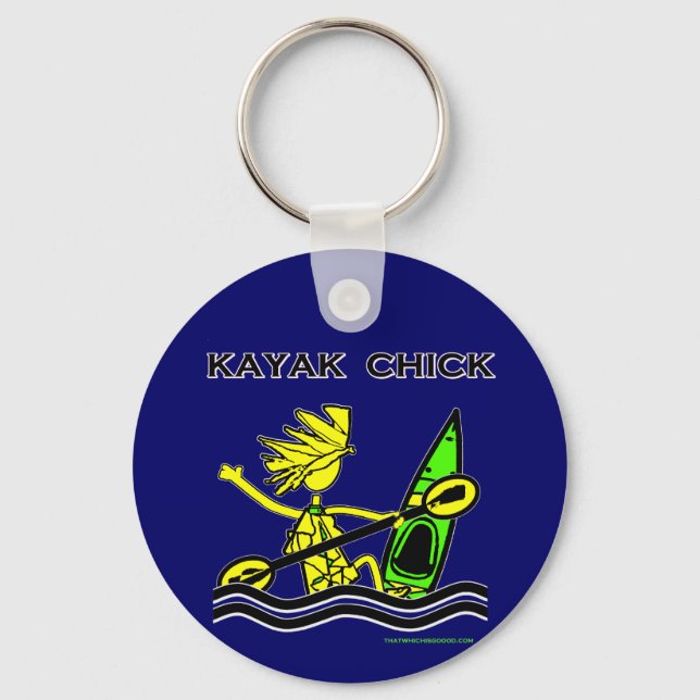Llavero Diseños y cosas de Kayak Chick (Anverso)