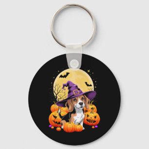 Llavero Disfraces De Calabaza De Perro Beagle De Halloween