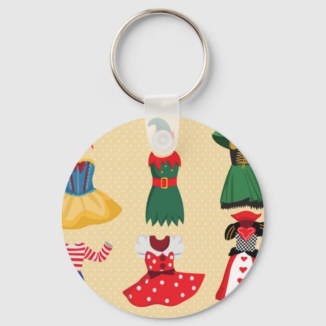 Llavero disfraces de halloween (Anverso)