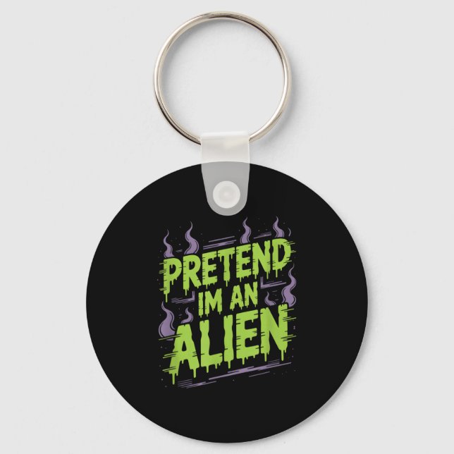 Llavero Disfraz Alien  (Anverso)