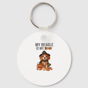 Llavero Disfraz de Beagle Halloween Mi Beagle es mi perro