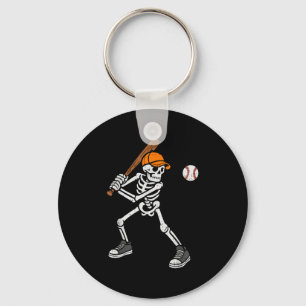 Llavero Disfraz de béisbol de esqueleto para hombres y niñ