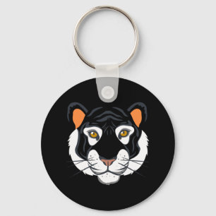 Llavero Disfraz de cara de tigre Halloween finge que soy u
