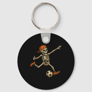 Llavero Disfraz de fútbol de esqueleto de Halloween para h