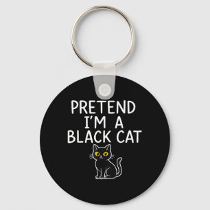 Llavero Disfraz De Gato Negro Sencillo Para Adultos En Hal