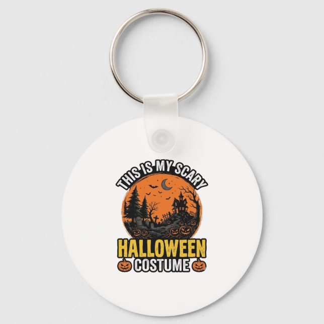 Llavero Disfraz de Halloween Antiguo de Terror (Anverso)