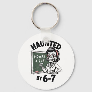 Llavero Disfraz de Halloween de profesor de matemáticas es
