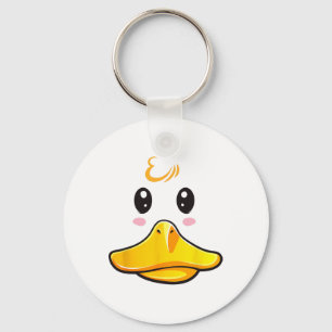 Llavero Disfraz de pato cúbito de goma Ducky Face Hallowee
