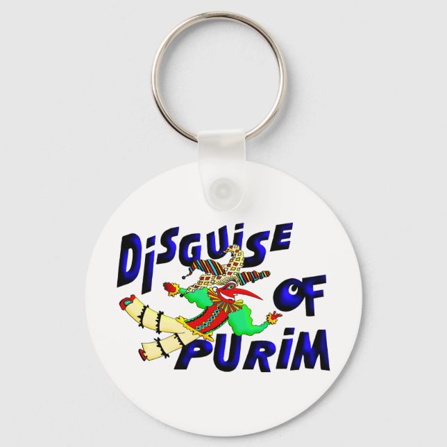 Llavero Disfraz de purim (Anverso)
