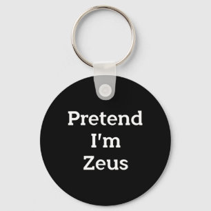 Llavero disfraz de Zeus divertido para Halloween dios grie