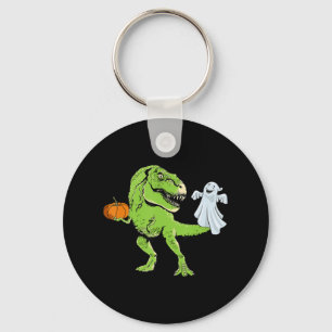 Llavero Disfraz divertido de Halloween fantasma de dinosau