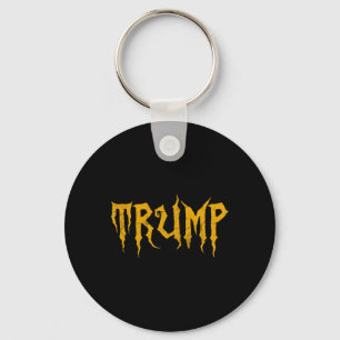 Llavero Disfraz divertido de Trump de terror de Halloween