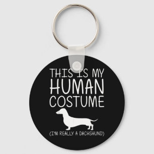 Llavero Disfraz humano fácil de Halloween para Dachshund S