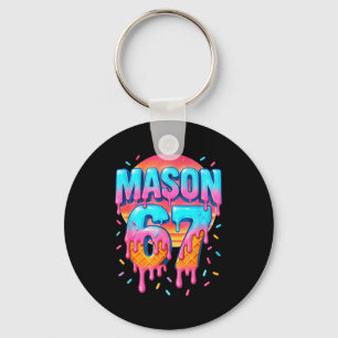 Llavero Disfraz Mason 67 Helado Béisbol Goteo 6 7 Meme