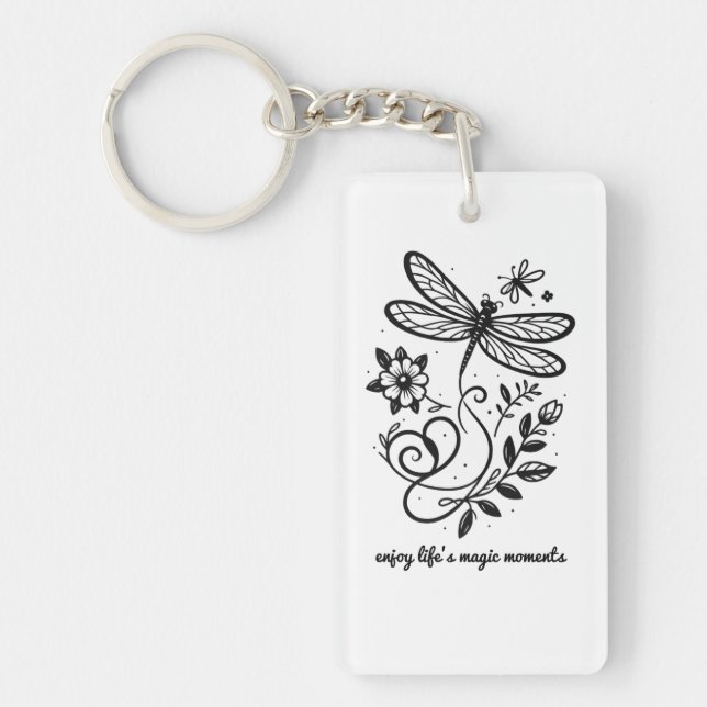 Llavero Disfrutar de los momentos mágicos de la vida (Frente)