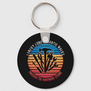 Llavero Disfruto de largos paseos románticos a través del 