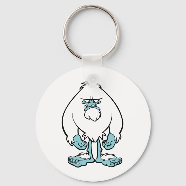 Llavero Disgustado Yeti (Anverso)