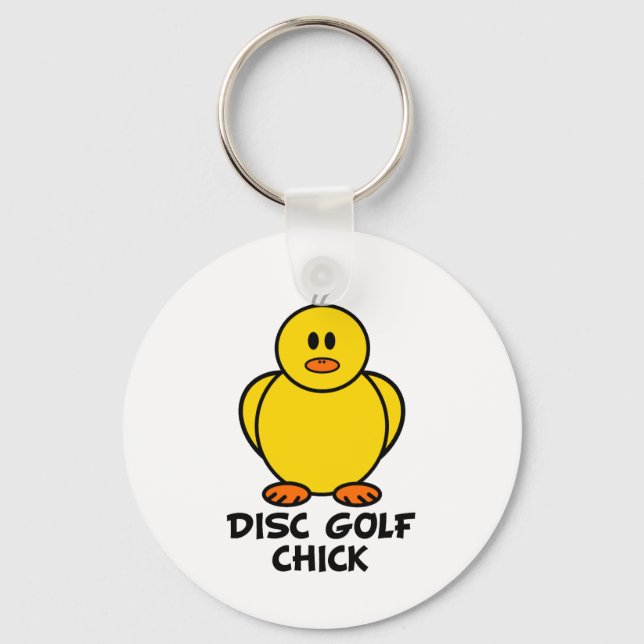 Llavero Disk Golf Chick (Anverso)