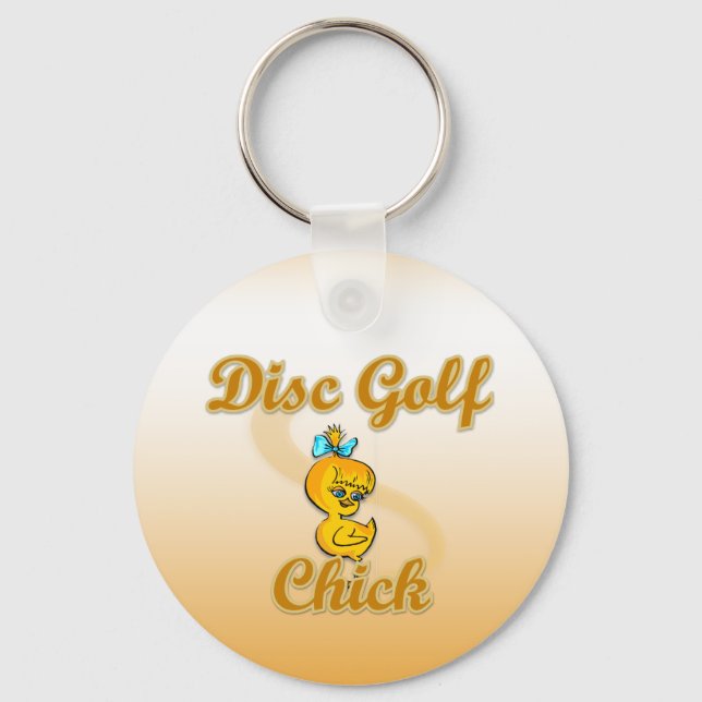 Llavero Disk Golf Chick (Anverso)