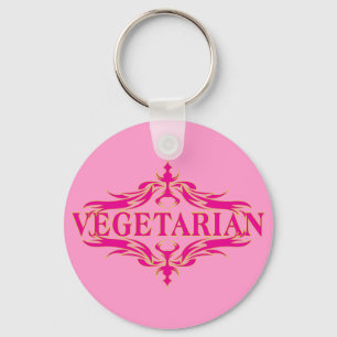 Llavero Disminución en rosa - Vegetarina