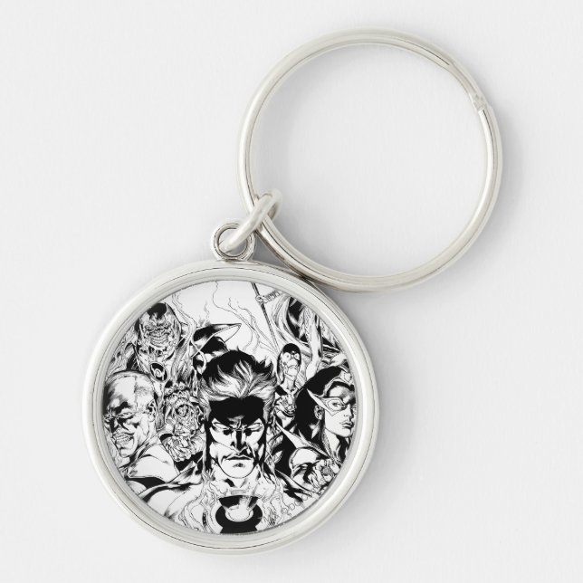 Llavero Disparo a grupo de Lantern Corps (Frente)