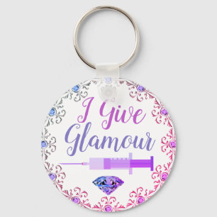 Llavero Disparo de enfermero glamoroso