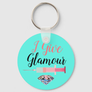 Llavero Disparo de enfermero glamoroso