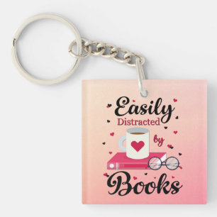 Llavero Distracción fácil por Books Keychain