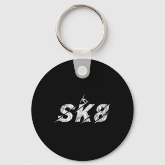 Llavero Distressed Sk8 Skate Skater Kids Boys Girls Skateb