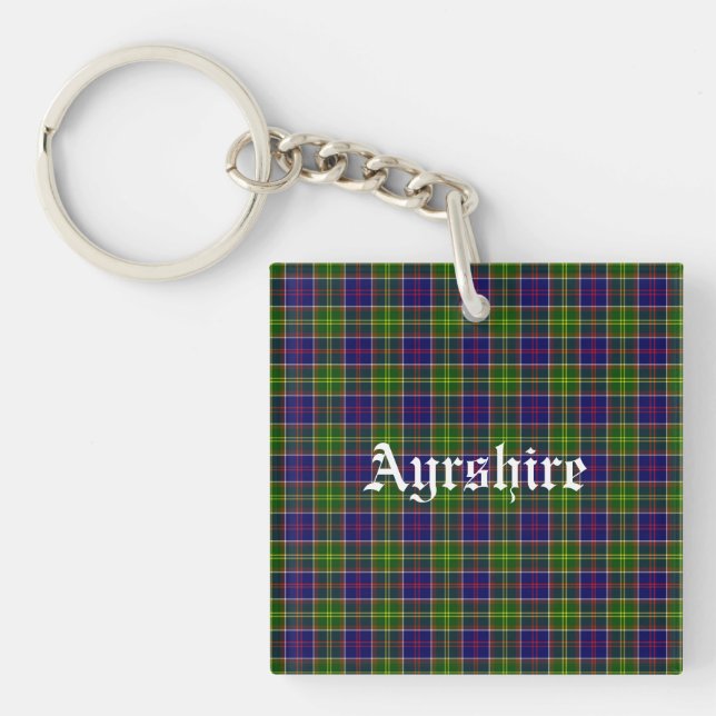 Llavero Distrito de Scotland Ayrshire (Frente)