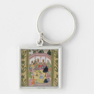 Llavero Disturbio de un loco en una reunión social, para