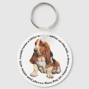 Llavero Ditty de deseo de heliofilizado basset