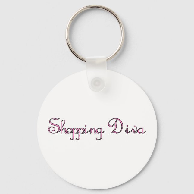Llavero Diva de compras (Anverso)