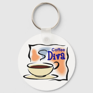 Llavero Diva del café