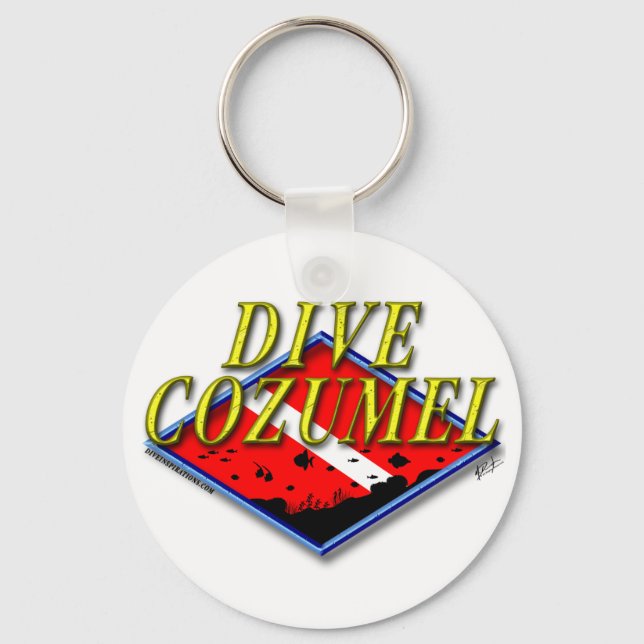 Llavero Dive Cozumel Keychain (Anverso)