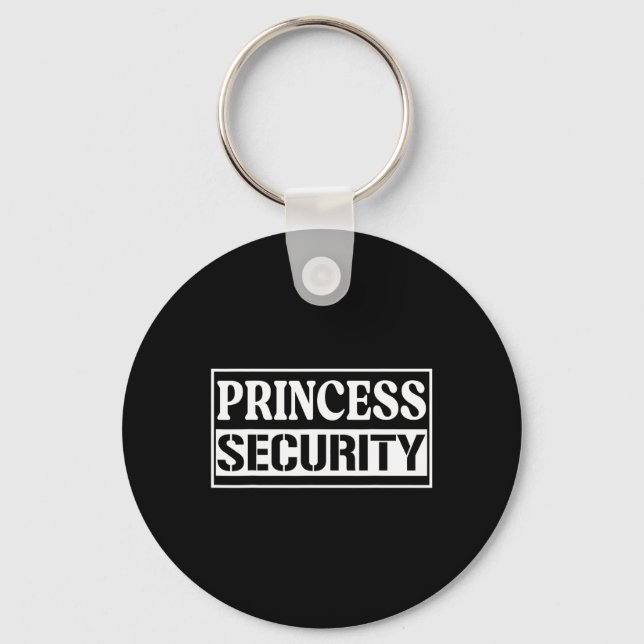 Llavero Diversión de la seguridad de la princesa Cumpleaño (Anverso)