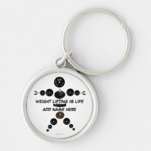 Llavero Diversión de Levantamiento de Peso del personaliza