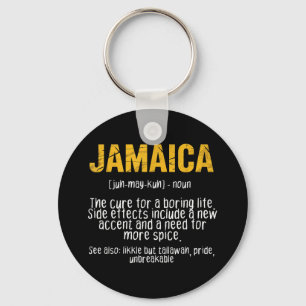 Llavero Divertida definición jamaiquina dice patois hu