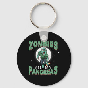Llavero Divertida Diabetes Conciencia Zombies Ate My Pancr