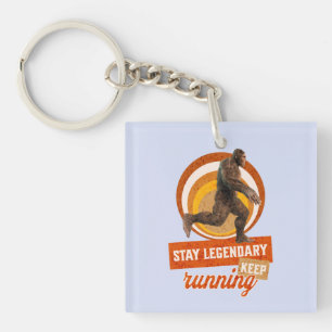 Llavero Divertida Motivación para Correr de Bigfoot